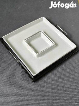 Porcelán tálaló, nagy méretű 