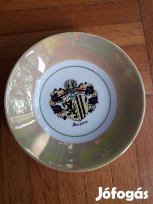 Porcelán tálka, hamutartó - német