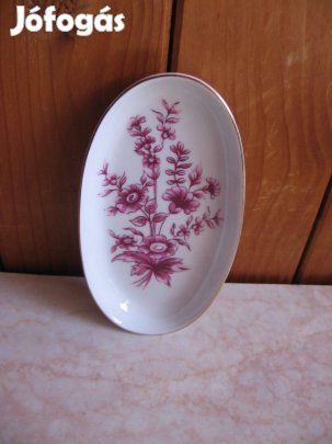 Porcelán tálka, hollóházi