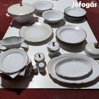 Porcelán tányér régi NDK-s