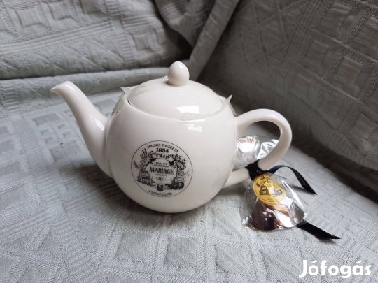 Porcelán teáskanna - Mariage Fréres márka - 1 személyes