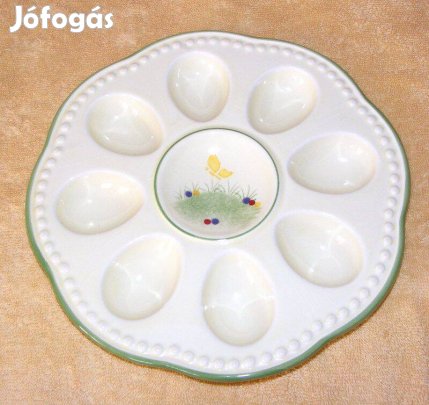 Porcelán tojástartó kínáló