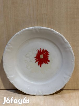 Porcelán virágos tányér