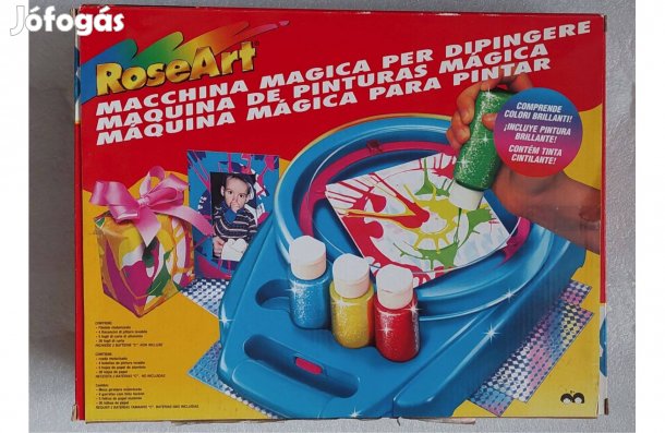 Pörgetős motoros festős gyerek gyermek készségfejlesztő játék