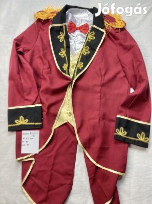 Porondmester jelmez, cirkuszos jelmez, felnőtt jelmez, új DK1146