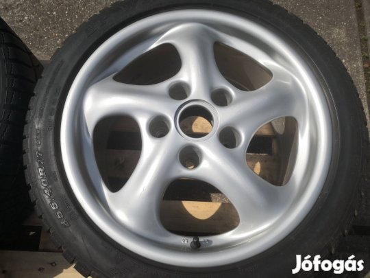 Porsche 17-es kétszéles gyári alufelnik 5x130