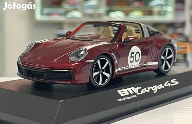 Porsche 911 (992) Targa 4S No.50 2020 1:43 Minichamps Heritage Desing