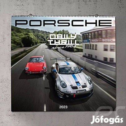 Porsche 911 fali naptár 2023 - The Daily Thrill