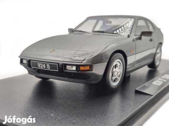 Porsche 924S coupe (1986) - metál szürke -  KK-Scale - 1:18