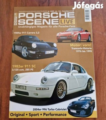 Porsche Scene LIVE Nr.1/2005 Német Porsche Magazin