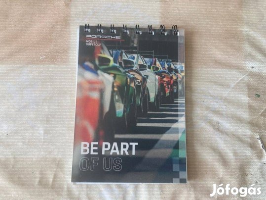 Porsche kockás jegyzetfüzet