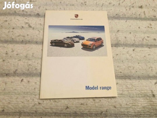 Porsche modellprogram 2007 prospektus, katalógus, brosúra