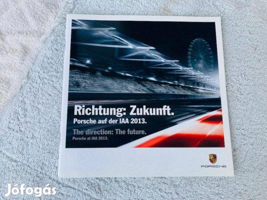 Porsche modellprogram 2013 prospektus, katalógus, brossúra