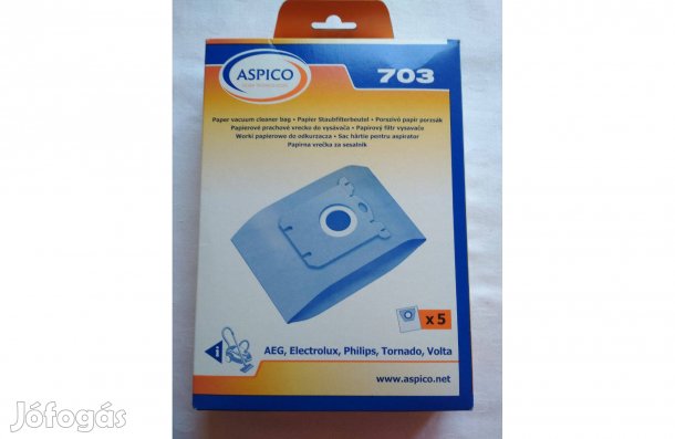 Porszívó papír porzsák 2 db