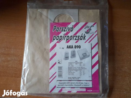 Pórszívó zsák 5-ös csomag - AKA 890- es
