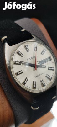 Porta férfi karóra automata óra szép állapot új szíj