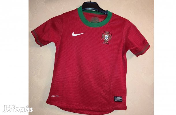 Portugália eredeti piros Nike gyerek mez (116-128)