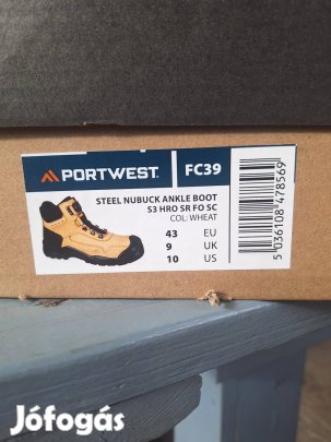 Portwest 43-as munkavédelmi cipő 