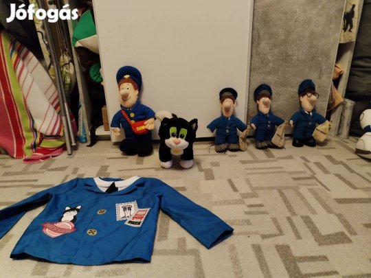 Postás pat és cicája plüss