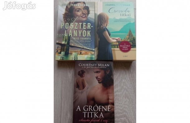 Poszterlányok + Cassandra Titkai +A grófné titkai könyvek együtt 2000