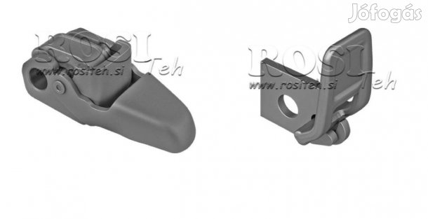 Pótkocsi oldalpánt alsó/felső nyitású