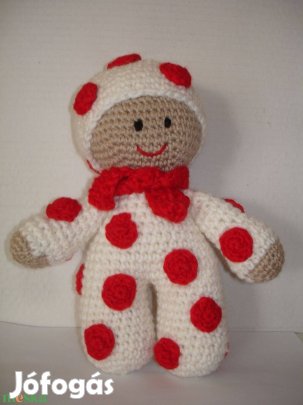 Pöttyös baba amigurumi