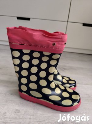 Pöttyös gyerek gumicsizma - 33 méret