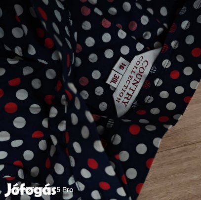 Pöttyös pamut női szoknya