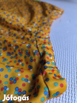 Pöttyös sárga szoknya 