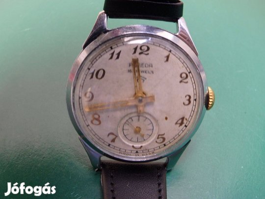 Poveda Pobeda Retro Férfi Karóra Orosz Szovjet Kézi Húzós Alsó Másodpe