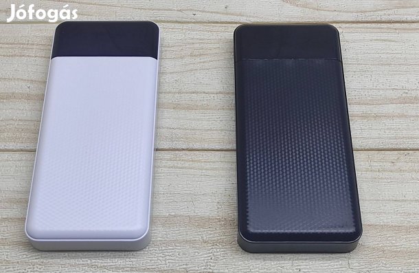 Power Bank 20000mA 2xusb kimenet Type C és mikro usb bemenet csak tok