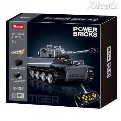 Power Bricks - Távirányítós tank
