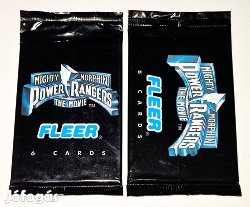 Power Rangers Trading Cards bontatlan kártya csomagok (Fleer)