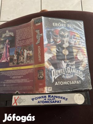 Power rangers atomcsapat scifi vhs 