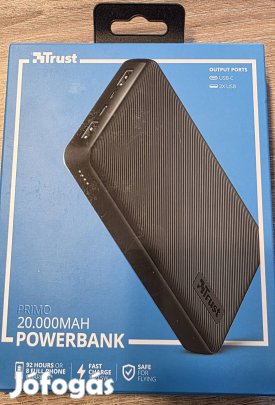 Powerbank dobozában Trust 20.000MAH eladó