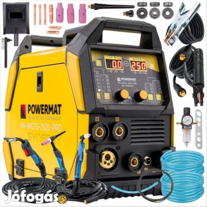 Powermat új plazmavágó+CO2 hegesztő+porbeles hegesztő+pálcás+TIG AWI