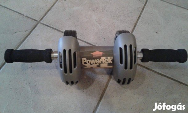 Powertek XL dupla görgős haskerék Stabil kivitel, újszerű állapotban