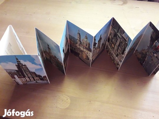 Prága, a város nevezetességei - leporello képsorozat