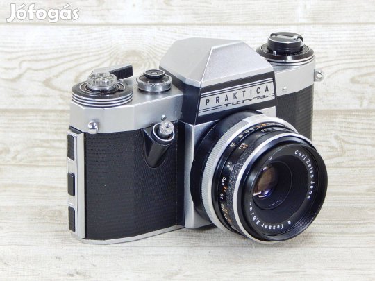 Praktica nova fényképezőgép - Carl Zeiss Tessar 50mm 1:2.8 objektív