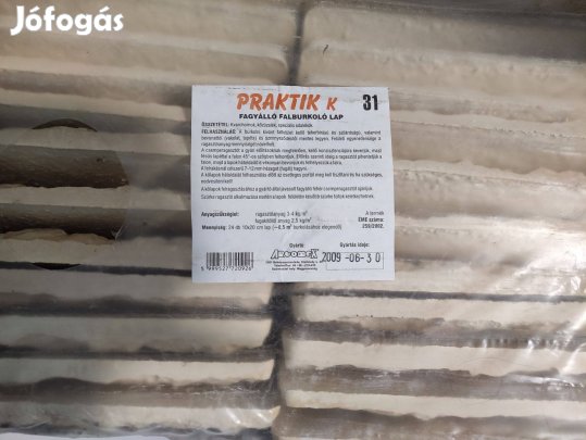 Praktik új fagyálló burkolólap 35 db 10x20 cm-es