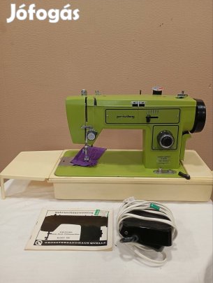 Pravileg zöld,fém házas varrógép 