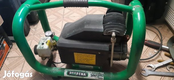 Prebena csőkompresszor kompresszor olajos. 200 l/min, 10 bar