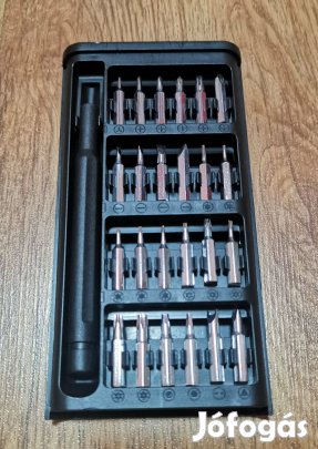 Precíziós mágneses műszerész csavarhúzó készlet 25 részes Új