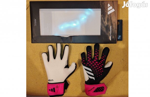 Predator adidas GL League eredeti fekete lila gyerek kapuskesztyű (5)