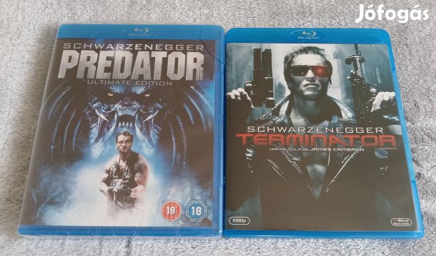 Predator és Terminátor blu-ray
