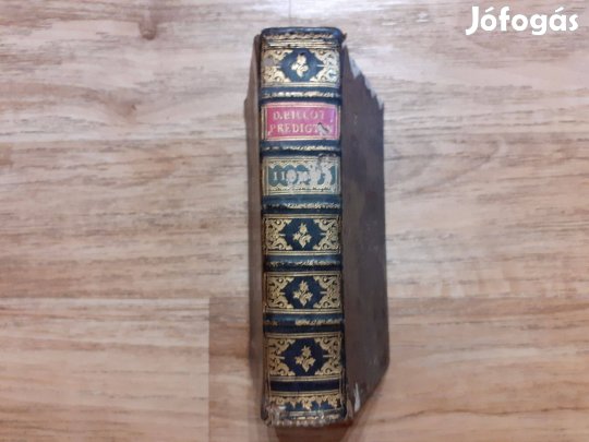 Predigten zur Unterweisung (Prédikációk) 1775-ös kiadás,251 éves könyv