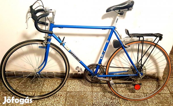 Premier országúti / túra kerékpár retro acél váz, koskormány, új pedál