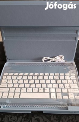 Prémium Bluetooth Billentyűzet + Tablet Tok (RGB Háttérvilágítással)