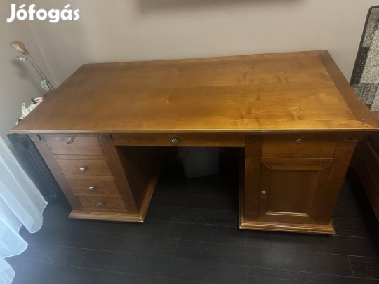 Prémium Íróasztal 80x180 elől hátul betétes 