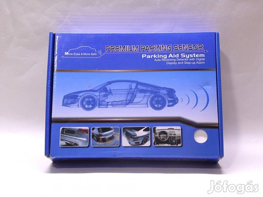 Premium Parking Sensor tolatóradar 4 szenzorral, minden tartozékkal, l